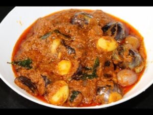 Brinjal Curry - Side dishes that go along with Biryani