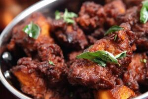 Chicken fry - Side dishes that go along with Biryani