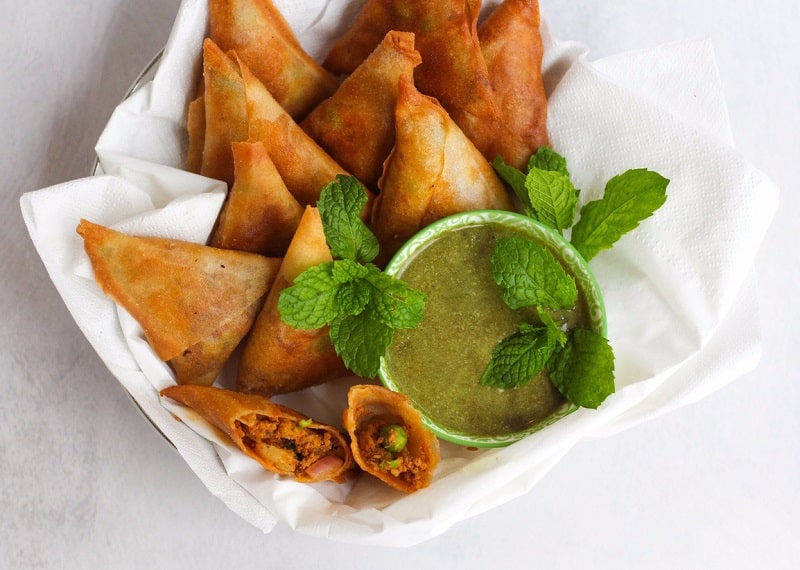 Keema samosa - Delicious Indian Non-Veg Starters
