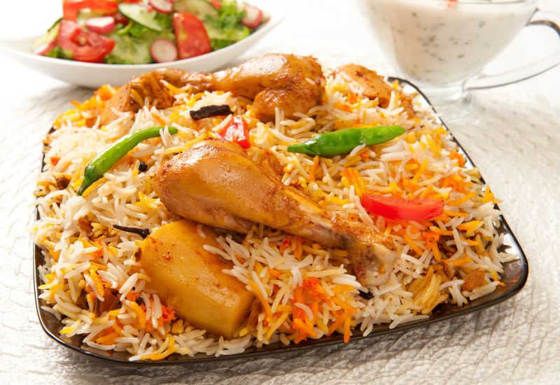 Chicken biryani - chicken dishes in chennai